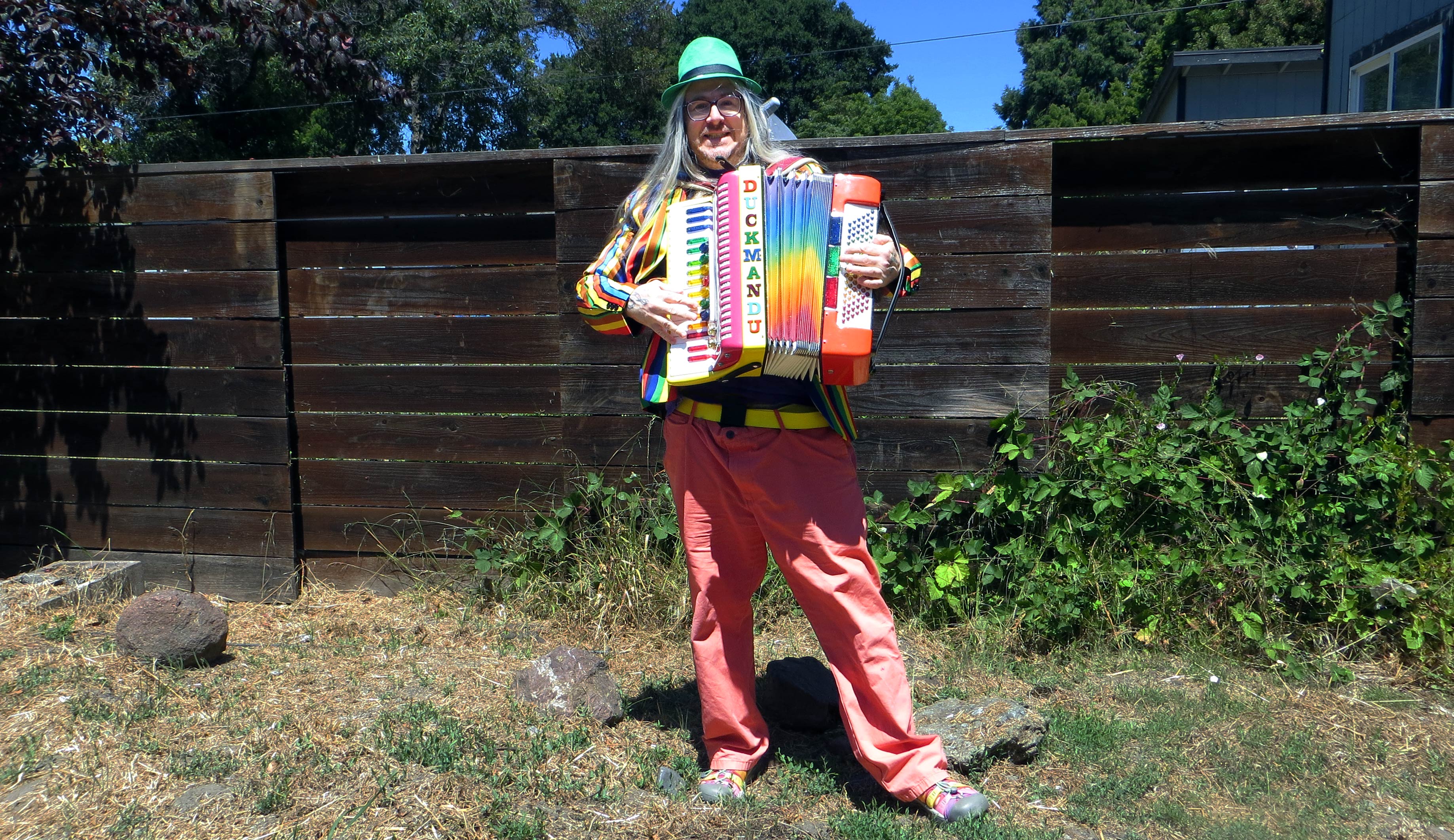 Aaron Katz with Rainbow Accordion